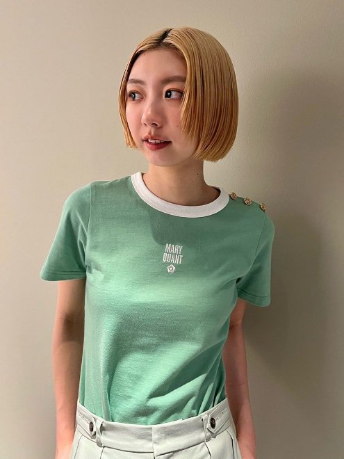 Lily Brown （リリーブラウン)MARY QUANT　クラシックコンパクトTシャツ 24春夏【LWCT241100】Tシャツ -  通販セレクトショップ HeartySelect | TODAYFUL.SNIDEL.CELFORD.COCODEAL等正規取扱　大阪枚方くずは