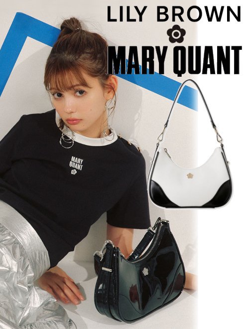 Lily Brown （リリーブラウン)MARY QUANT ハーフムーンバッグ 24春夏 ...