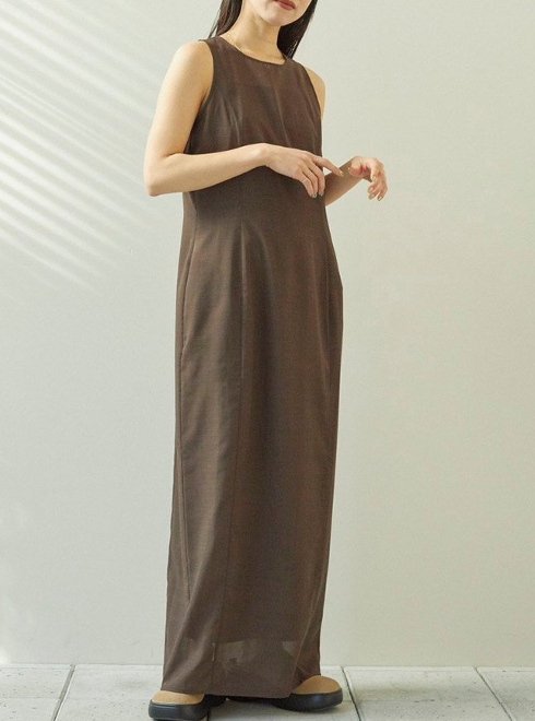 TODAYFUL (トゥデイフル）’Sheer Pencil Dress''★ 24秋冬予約【12410309】マキシワンピース 入荷予定 :  6月上旬～ 7月上旬～ - 通販セレクトショップ HeartySelect |