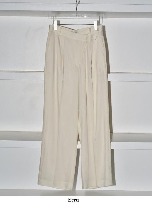 TODAYFUL (トゥデイフル）Asymmetry Twill Trousers★ 24秋冬予約【12420708】パンツ 入荷予定 : 7月下旬～  - 通販セレクトショップ HeartySelect | TODAYFUL.SNIDEL.CELFORD.COCODEAL等正規取扱　大阪枚方くずは