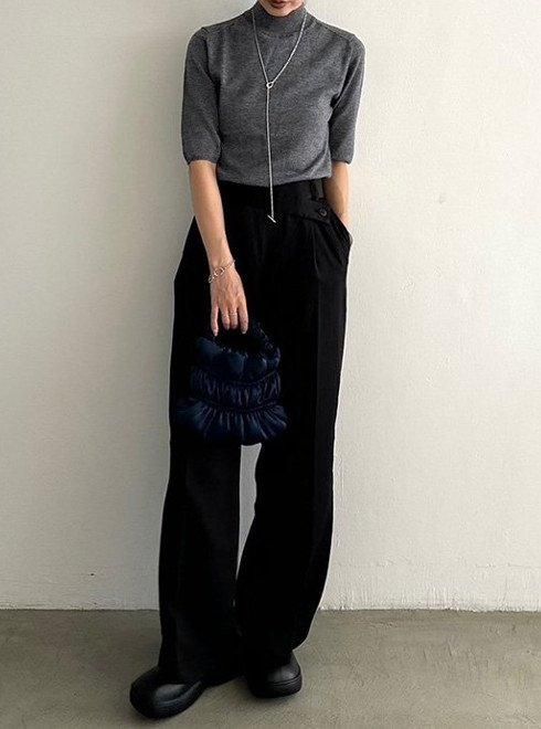 TODAYFUL (トゥデイフル）Asymmetry Twill Trousers☆ 24秋冬
