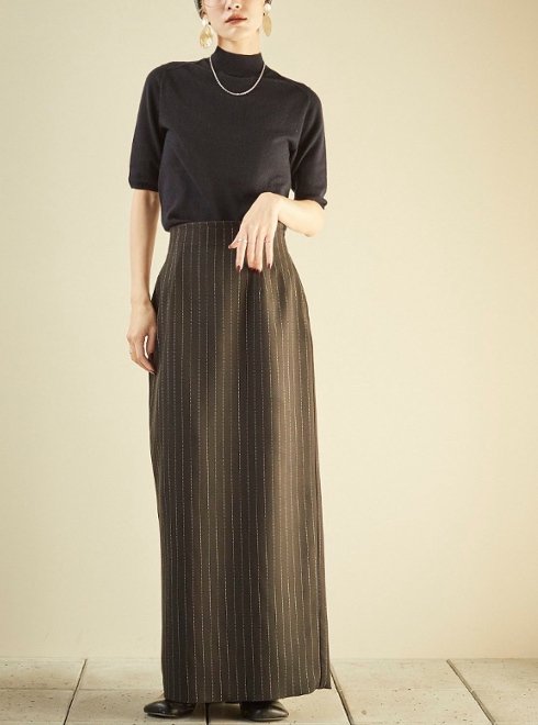 TODAYFUL (ȥǥե<br>Stripe Pencil Skirt  24ͽ12420801ۥ󥰡ޥ ͽ : 7ܡ