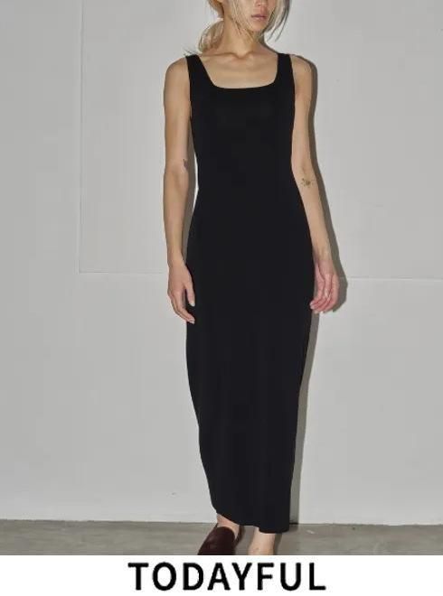 TODAYFUL (ȥǥե<br>Squareneck Knit Dress  24ߡ12420302ۥޥԡ   to10 25sp