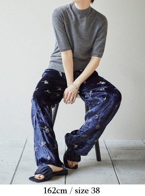 TODAYFUL (トゥデイフル)Embroidery Velour Pants☆ 24秋冬【12420703】パンツ - 通販セレクトショップ HeartySelect | TODAYFUL.SNIDEL.CELFORD.COCODEAL等正規取扱 大阪枚方くずは TODAYFUL (トゥデイフル)Embroidery Velour Pants☆ 24秋冬【12420703】パンツ - 通販セレクトショップ HeartySelect | TODAYFUL.SNIDEL.CELFORD.COCODEAL等正規取扱 大阪枚方くずは