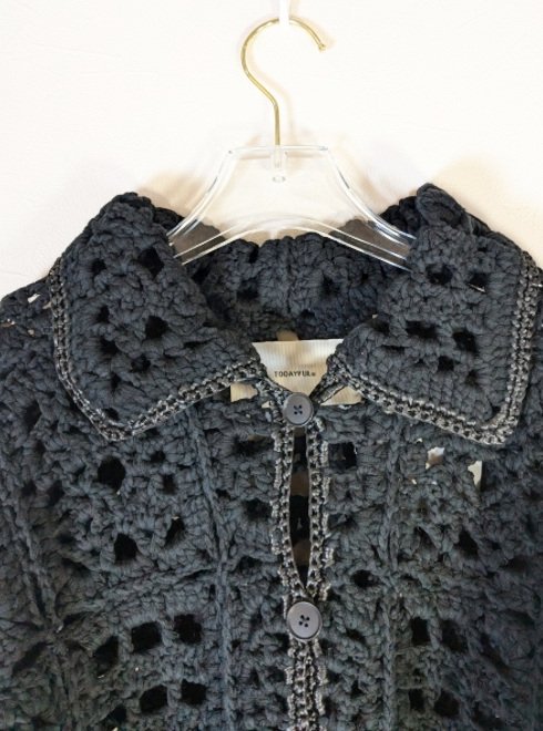 TODAYFUL (トゥデイフル）Crochet Knit Shirts☆ 24秋冬予約【12420509