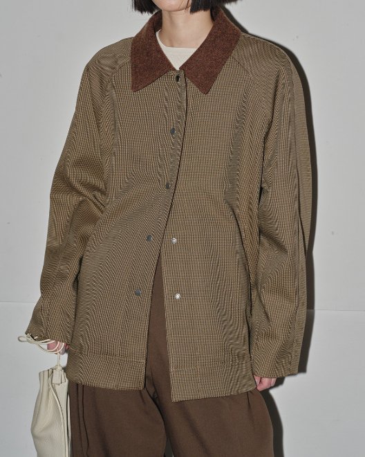 TODAYFUL (トゥデイフル）Houndstooth Raglan Jacket★ 24秋冬【12420103】ジャケット 　 -  通販セレクトショップ HeartySelect | TODAYFUL.SNIDEL.CELFORD.COCODEAL等正規取扱　大阪枚方くずは