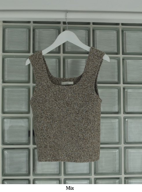 anuke(アンヌーク)Boucle Knit Tanktop 24春夏予約【62410502】タンクトップ・ノースリーブトップス 入荷予定 :  4月下旬～ - 通販セレクトショップ HeartySelect |