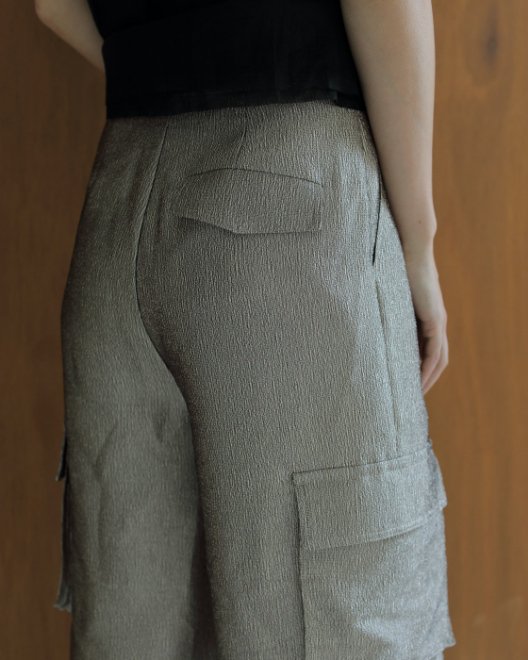 anuke(アンヌーク)Glitter Cargo Pants 24春夏予約【62410709】パンツ 