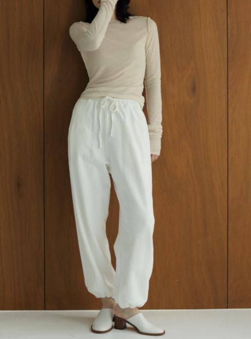 anuke(アンヌーク)Drawstring Sweat Pants 25春夏2【62410713