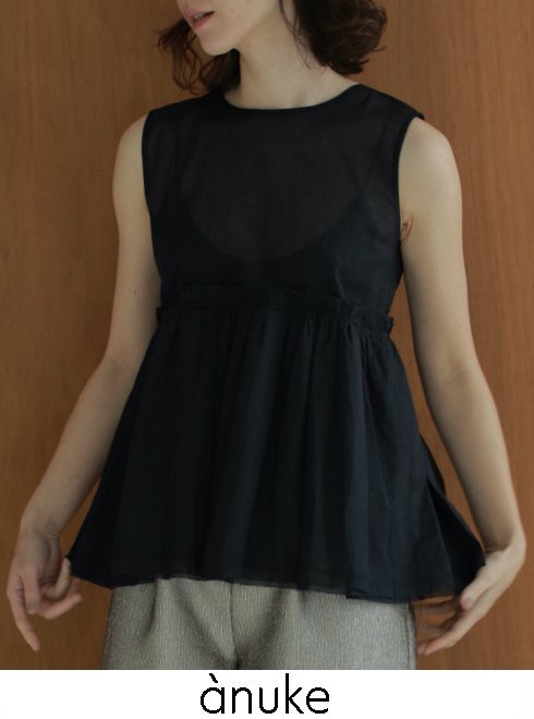 anuke(̡)<br>Sheer Peplum Tops  24ղ2 62410403ۥåȥ 