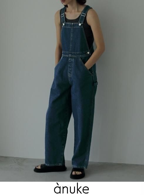 anuke(アンヌーク)Denim Overall 24春夏【62410302】オールインワン 