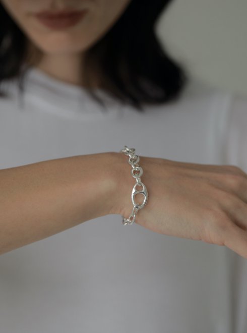 anuke(̡)<br>Motif Chain Bracelet  24ղͽ62410904ۥ֥쥹åȡ󥯥å ͽ : 6ܡ