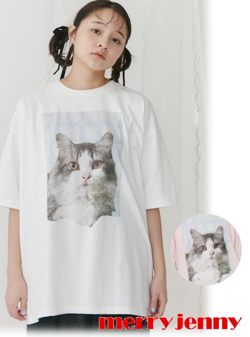 merry jenny (メリージェニー)ギンガムcat tee 24春夏.予約【282422703601】Tシャツ 入荷予定 : 5月中旬～ -  通販セレクトショップ HeartySelect | TODAYFUL.SNIDEL.CELFORD.COCODEAL等正規取扱　大阪枚方くずは