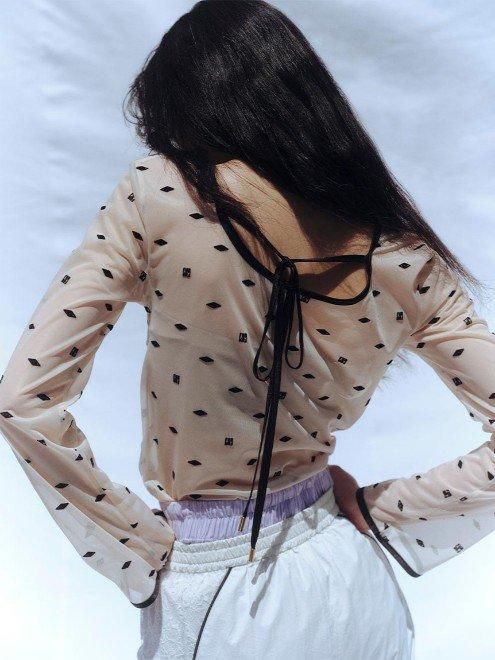 FURFUR （ファーファー)UMBROコラボモノグラム柄シアートップス