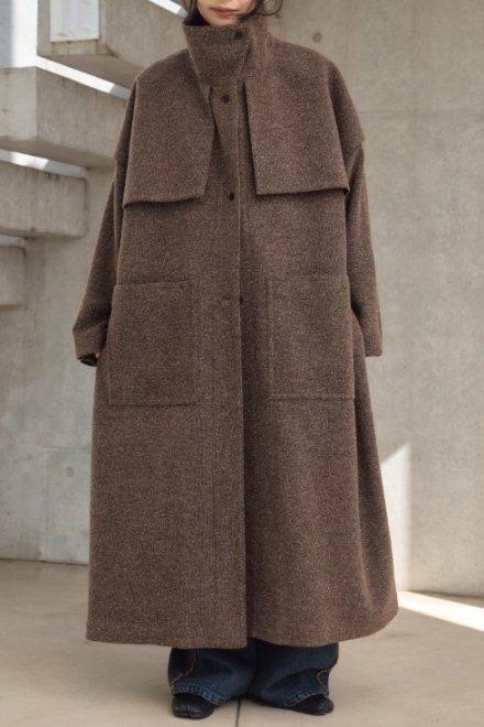 Hella (ヘラ)WING YOKE NEP COAT 24秋冬【h243-01】ウールコート 秋受注会 - 通販セレクトショップ  HeartySelect | TODAYFUL.SNIDEL.CELFORD.COCODEAL等正規取扱　大阪枚方くずは