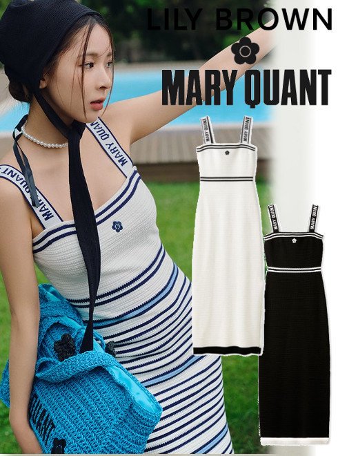 Lily Brown （リリーブラウン)【MARY QUANT】 ニットキャミワンピース 24春夏.予約【LWNO244119】フレアワンピース  入荷予定 : 6月下旬～ - 通販セレクトショップ HeartySelect |  TODAYFUL.SNIDEL.CELFORD.COCODEAL等正規取扱 大阪枚方くずは