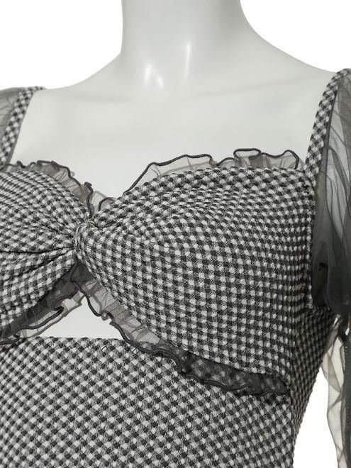 snidel （スナイデル）ドッキングワンピーススイムウエア 24春夏