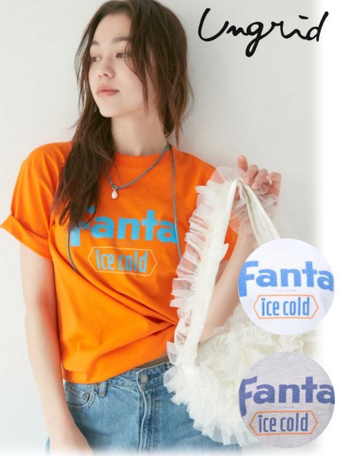 Ungrid (アングリッド)【FANTA】ロゴTee 24秋冬【112442783401】Tシャツ - 通販セレクトショップ  HeartySelect | TODAYFUL.SNIDEL.CELFORD.COCODEAL等正規取扱 大阪枚方くずは