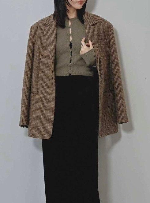 TODAYFUL / トゥデイフル】Wool100% Check Jacket：ジャケット