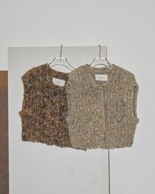 TODAYFUL (トゥデイフル）Mix Handknit Vest☆ 24秋冬.予約【12420530】ベスト 入荷予定 : 10月中旬～ 冬受注会  - 通販セレクトショップ HeartySelect | TODAYFUL.SNIDEL.CELFORD.COCODEAL等正規取扱 大阪枚方くずは