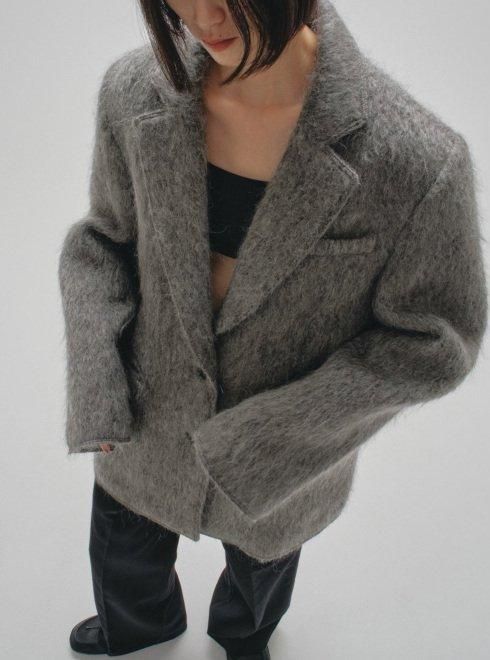 TODAYFUL (トゥデイフル）Shaggy Over Jacket 24秋冬.予約【12420106】ジャケット 入荷予定 : 10月中旬～　 冬受注会 - 通販セレクトショップ HeartySelect | 