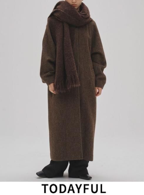 TODAYFUL (トゥデイフル）Mixwool Raglan Coat☆ 25秋冬.予約
