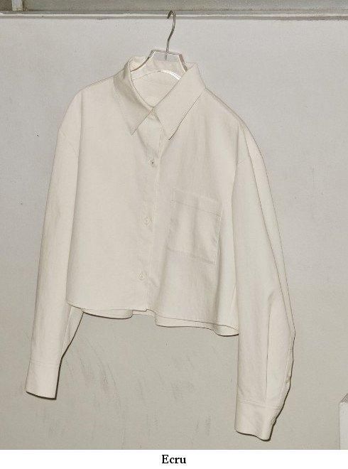 todayful Over Shoulder Shirts シャツエクリュ