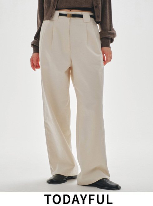 TODAYFUL (トゥデイフル）Doubletuck Chino Pants★ 24秋冬.予約【12420718】パンツ 入荷予定 : 11月中旬～　 冬受注会 - 通販セレクトショップ HeartySelect | ...