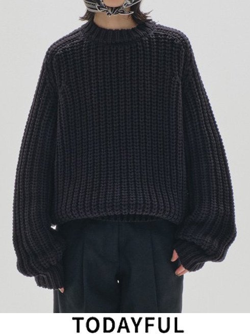 TODAYFUL (トゥデイフル）Lowgauge Knit Pullover☆ 24秋冬.予約 ...