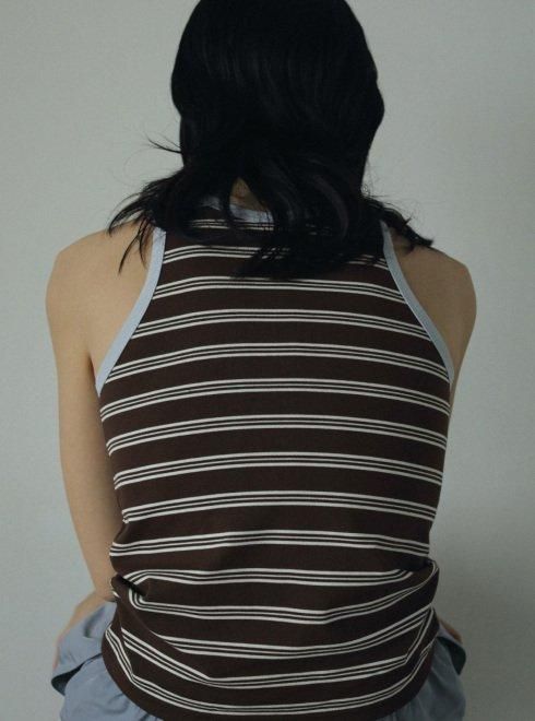 トップス anuke/Layered Rib Tops nvy anuke/Layered Rib Tops nvy