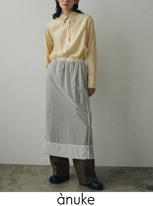 anuke(̡)<br>Layered Sheer Skirt  24ͽ62420802ۥ󥰡ޥ ͽ : 7ܡ  ߼