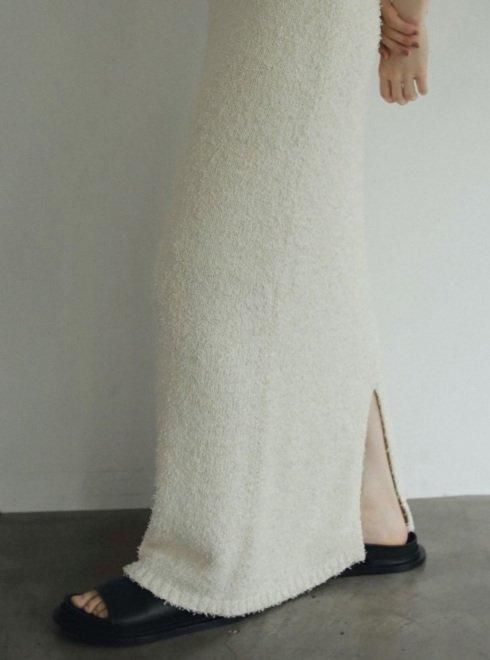 anuke(アンヌーク)Knotyarn Knit Skirt 24秋冬【62420801
