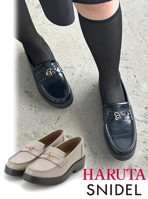 snidel （スナイデル）HARUTA プラットフォームローファー 24秋冬【SWGS244619】フラットシューズ ss12 -  通販セレクトショップ HeartySelect | TODAYFUL.SNIDEL.CELFORD.COCODEAL等正規取扱 大阪枚方くずは