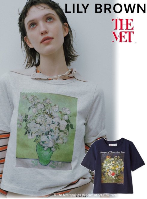 Lily Brown （リリーブラウン)【The Metropolitan Museum 】バリエーションリンガーTシャツ  24秋冬【LWCT244047】 - 通販セレクトショップ HeartySelect |  TODAYFUL.SNIDEL.CELFORD.COCODEAL等正規取扱 大阪枚方くずは