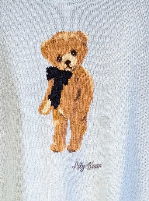 サングラスLily Bearポロニットプルオーバー lilybrown Lily Brown