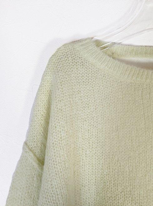 anuke(アンヌーク)Sheer Knit 24秋冬【62420528】ニットトップス