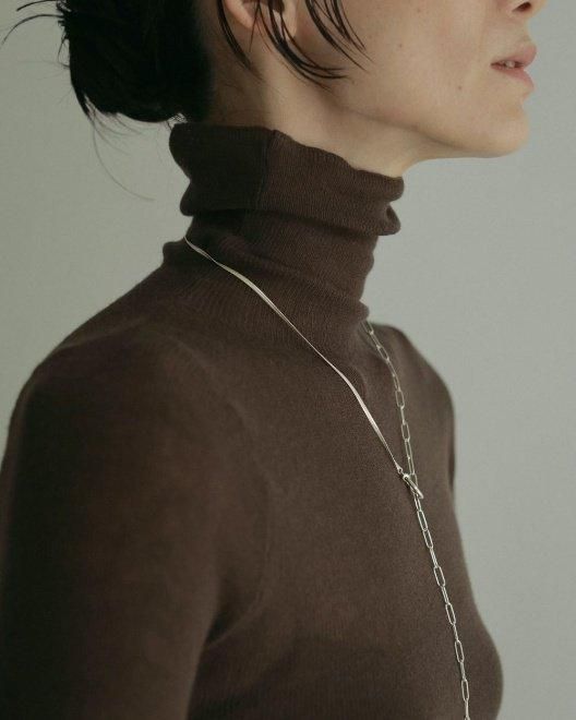 anuke(アンヌーク)Basic Cotton Turtle 24秋冬【62420529】ニット