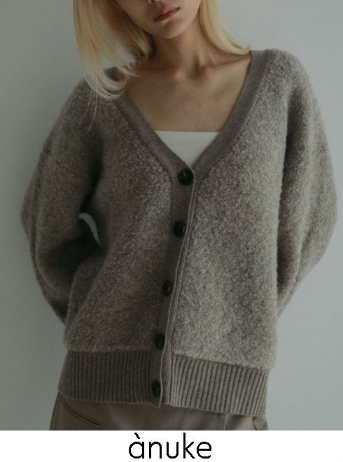 anuke(̡)<br>Boucle Knit Cardigan  24ͽ62420527ۥǥ ͽ : 10ܡ