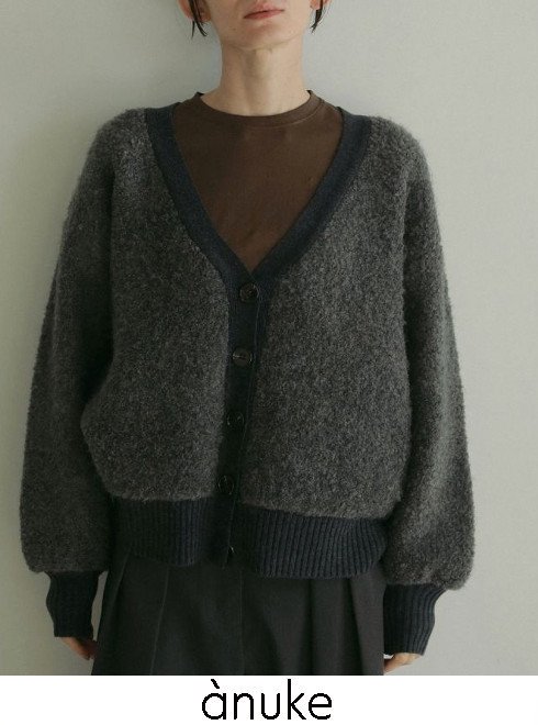 anuke(̡)<br>Boucle Knit Cardigan  24ߡ62420527ۥǥ 