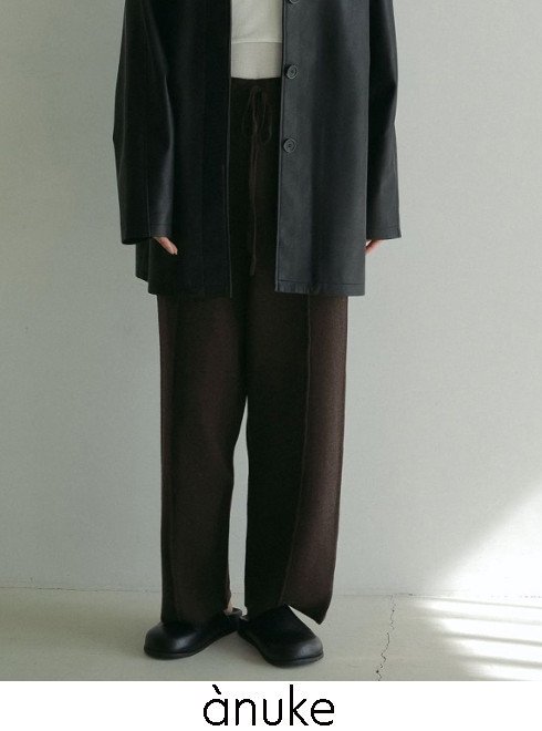 anuke(̡)<br>Pintuck Knit Pants  24ߡ62420716ۥѥ   ss12