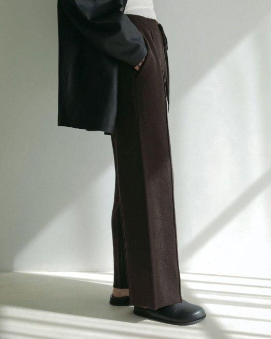 anuke2way Knit Pants ダークグレー36