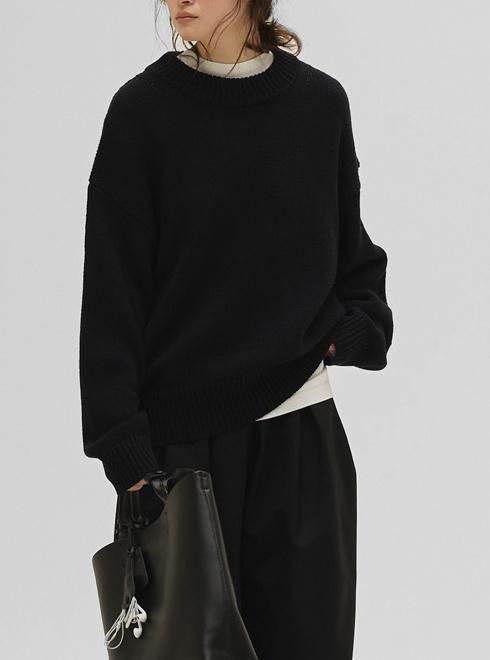 todayful Roundhem Linen Knit ブラック TODAYFUL (トゥデイフル）Roundhem Linen Knit 26春夏予約