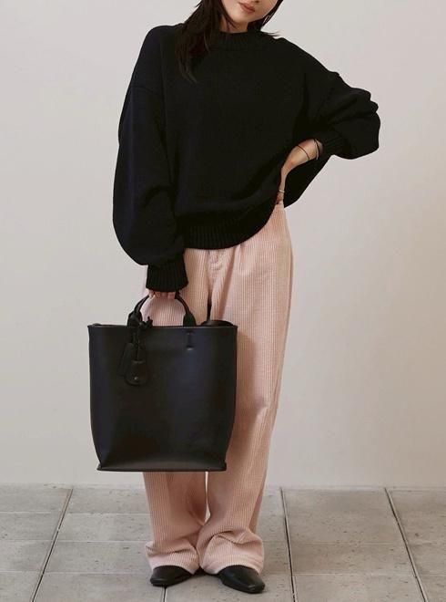 todayful Roundhem Linen Knit ブラック TODAYFUL (トゥデイフル）Roundhem Linen Knit 26春夏予約