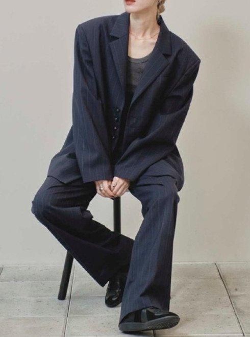 TODAYFUL (トゥデイフル）Stripe Tuck Trousers☆ 25春夏