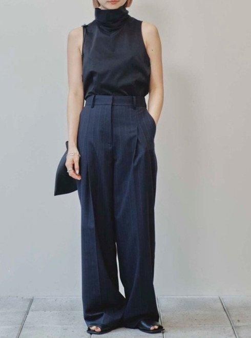 TODAYFUL (トゥデイフル）Stripe Tuck Trousers☆ 25春夏