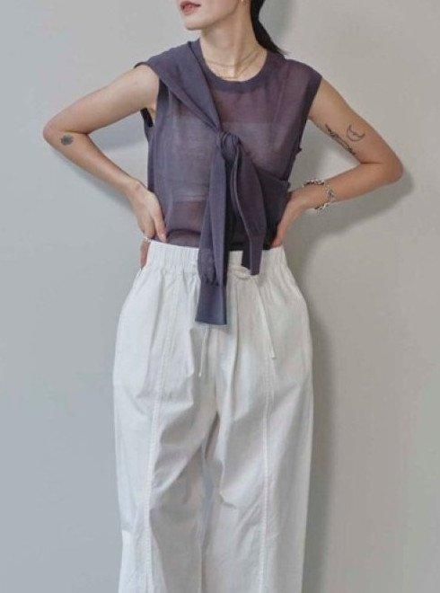 TODAYFUL (トゥデイフル）2set Sheer Knit☆ 25春夏【12510506