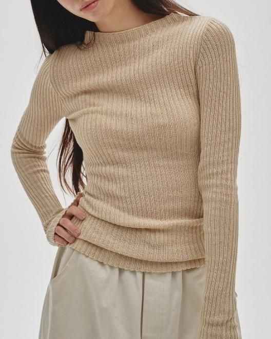 TODAYFUL (トゥデイフル）Compact Smooth Knit 25春夏【12510515