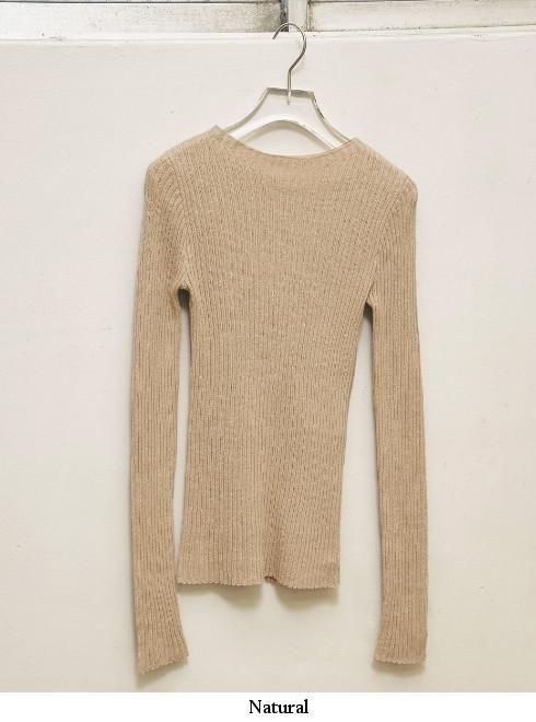TODAYFUL (トゥデイフル）Boatneck Rib Knit 25春夏【12510505
