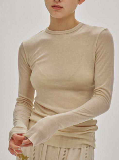 TODAYFUL (トゥデイフル）Back Layered Long T-shirts 25春夏