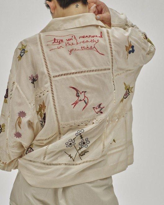TODAYFUL Embroidery Patchwork Shirts エンブロイダリーパッチ